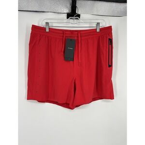 Ten Thousand The Session Short Shorts Lined 7" 7 Inch Inseam Salsa Red XL